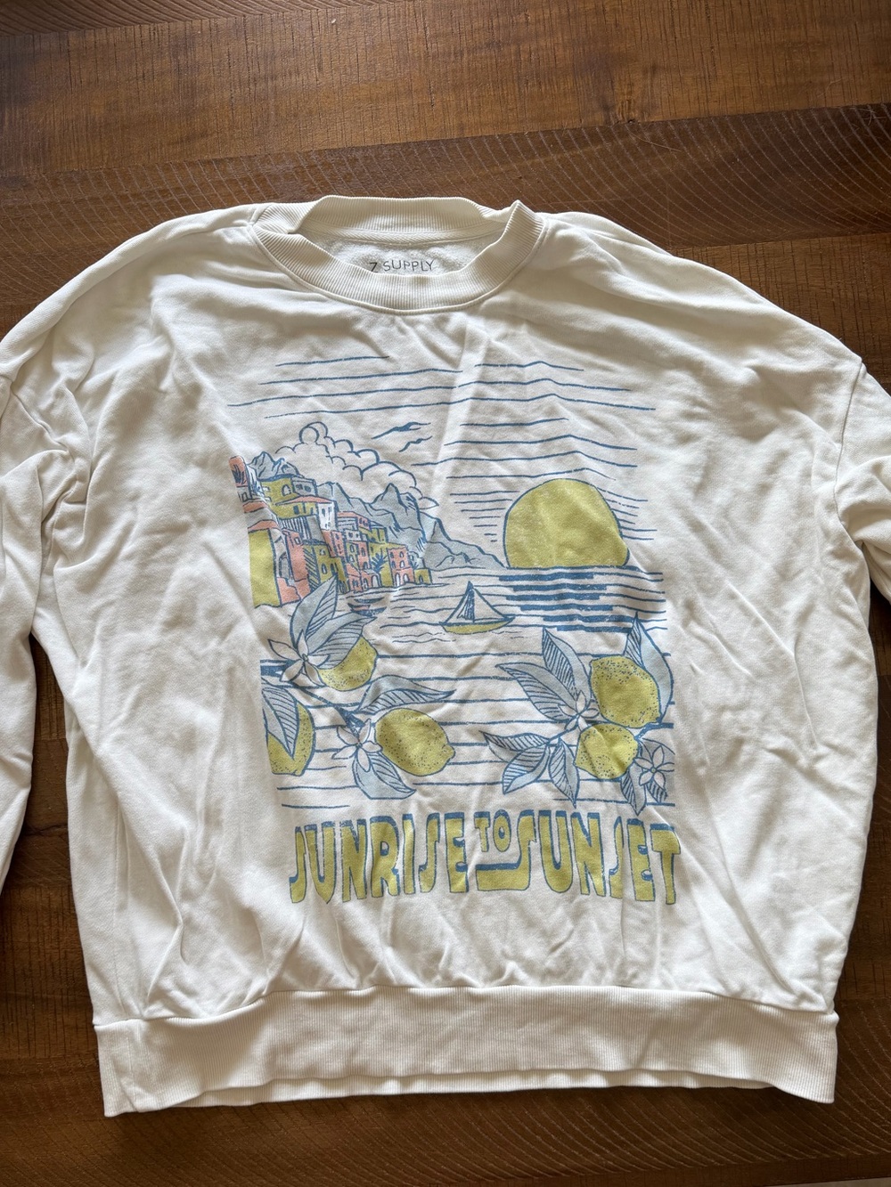 Z Supply Sunrise Sweatshirt Size M